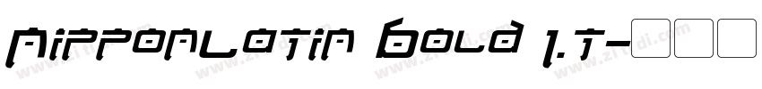 NipponLatin Bold 1.t字体转换